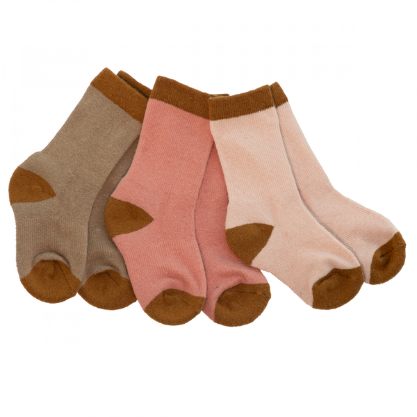 Hovedbilde Bruse Ullsokker, 3pk Edland, Pinks