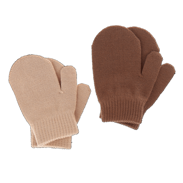 Hovedbilde Bruse Ullvotter, 2pk, Bjørk, Candied brun